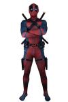 US Deadpool Spider-Man Cosplay Adult Jumpsuit Halloween Costume Accessories