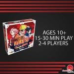 Japanime Games Naruto Ninja Arena Complete Set | from The Creator of 7 Wonders Duel | Epic Roll and Clash Ninja Action | 1-4 Players | Ages 10+ | 15-30 Min Play Time | Includes Bonus Characters