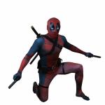 US Deadpool Spider-Man Cosplay Adult Jumpsuit Halloween Costume Accessories