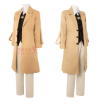 SBluuCosplay Osamu Dazai Cosplay Costume Long Jacket Coat Halloween Christmas Costume