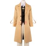 SBluuCosplay Osamu Dazai Cosplay Costume Long Jacket Coat Halloween Christmas Costume