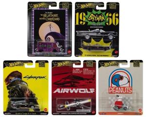 Hot Wheels Pop Culture Set: 5 Iconic Cars