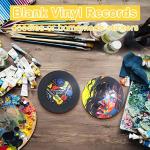 12 Pack Retro Fake Vinyl Records Wall Decor