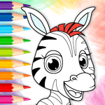 Kids' Fun Coloring Book with 50+ Creative Projects