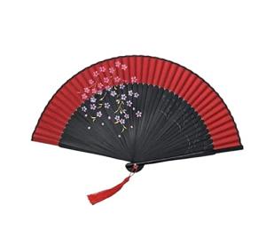 Sakura Print Handheld Folding Fan for Cosplay