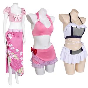 Tifa and Aerith Bikini Cosplay Swimsuit Set