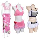 Tifa and Aerith Bikini Cosplay Swimsuit Set