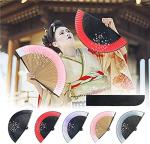 Sakura Print Handheld Folding Fan for Cosplay