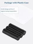 45 Pcs Neodymium Round Fridge Magnets - Black