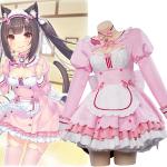 Nekopara Vanilla Cosplay Wig and Dress Set