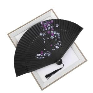 Silk Handheld Fan for Cosplay and Decoration