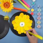 24 Pack Black Vinyl Records for Room Decor