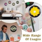24 Pack Black Vinyl Records for Room Decor