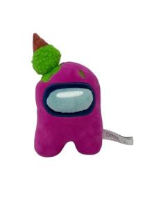 Among Us Pink Crewmate Plush with Ice Cream