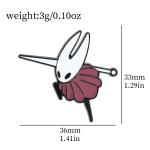 Hollow Knight Hornet Enamel Lapel Badge Pin