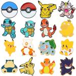 Anime Enamel Pins: Pokémon Brooches for Kids