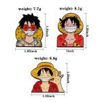 Luffy Zoro Enamel Pins Set for Cosplay