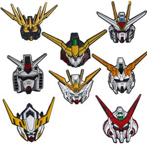 8-Piece Anime Robot Brooch Pin Set