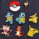 Anime Enamel Pins: Pokémon Brooches for Kids