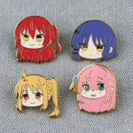 Bocchi the Rock Anime Cosplay Character Pins Set