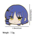 Bocchi the Rock Anime Cosplay Character Pins Set