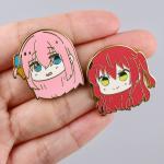Bocchi the Rock Anime Cosplay Character Pins Set