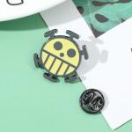 One Piece Monkey D. Luffy Skull Brooch Pin