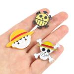 One Piece Monkey D. Luffy Skull Brooch Pin