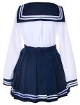 Navy Blue Sailor Uniform Skirt Cosplay Set