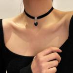 Gothic Black Lace Collar Necklace for Cosplay