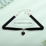 Gothic Black Lace Collar Necklace for Cosplay