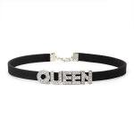 Personalized Velvet Collar Choker with Charm