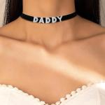 Personalized Velvet Collar Choker with Charm