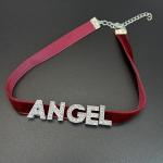 Personalized Velvet Collar Choker with Charm