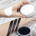 Black and White Body Paint Set with Brushes