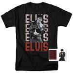Elvis Presley Rock and Roll T-Shirt - Black