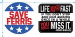 Save Ferris Bueller's Day Off T-Shirt & Stickers