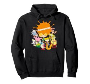 Nickelodeon Splatter Logo Graphic Pullover Hoodie