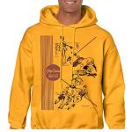 Retro 70's-80's Nostalgia Graphic Fleece Hoodie