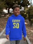 Youth Curry #30 Expression Tee Hoodie - Royal Blue