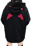 Red Devil Wings Hoodie for Women