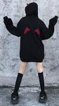 Red Devil Wings Hoodie for Women