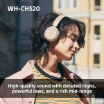 Sony WH-CH520 Wireless On-Ear Headphones - Black
