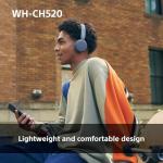 Sony WH-CH520 Wireless On-Ear Headphones - Black