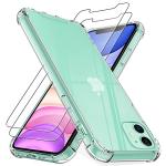 iPhone 11 Case with Tempered Glass Screen Protectors