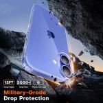 iPhone 16 Crystal Clear Case with Screen Protector