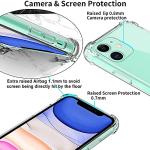 iPhone 11 Case with Tempered Glass Screen Protectors