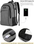 MATEIN Lightweight Anti-Theft Laptop Backpack with USB