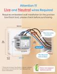 Meross Smart Thermostat for Combi Boilers & Underfloor Heating