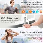 Popglory Smart Watch with Health and Fitness Tracking
